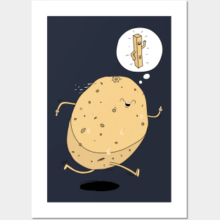 Get Fries Fit Posters and Art